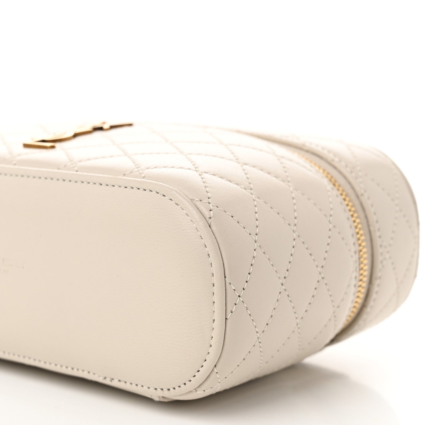 Lambskin Quilted Mini Gaby Vanity Crema Soft