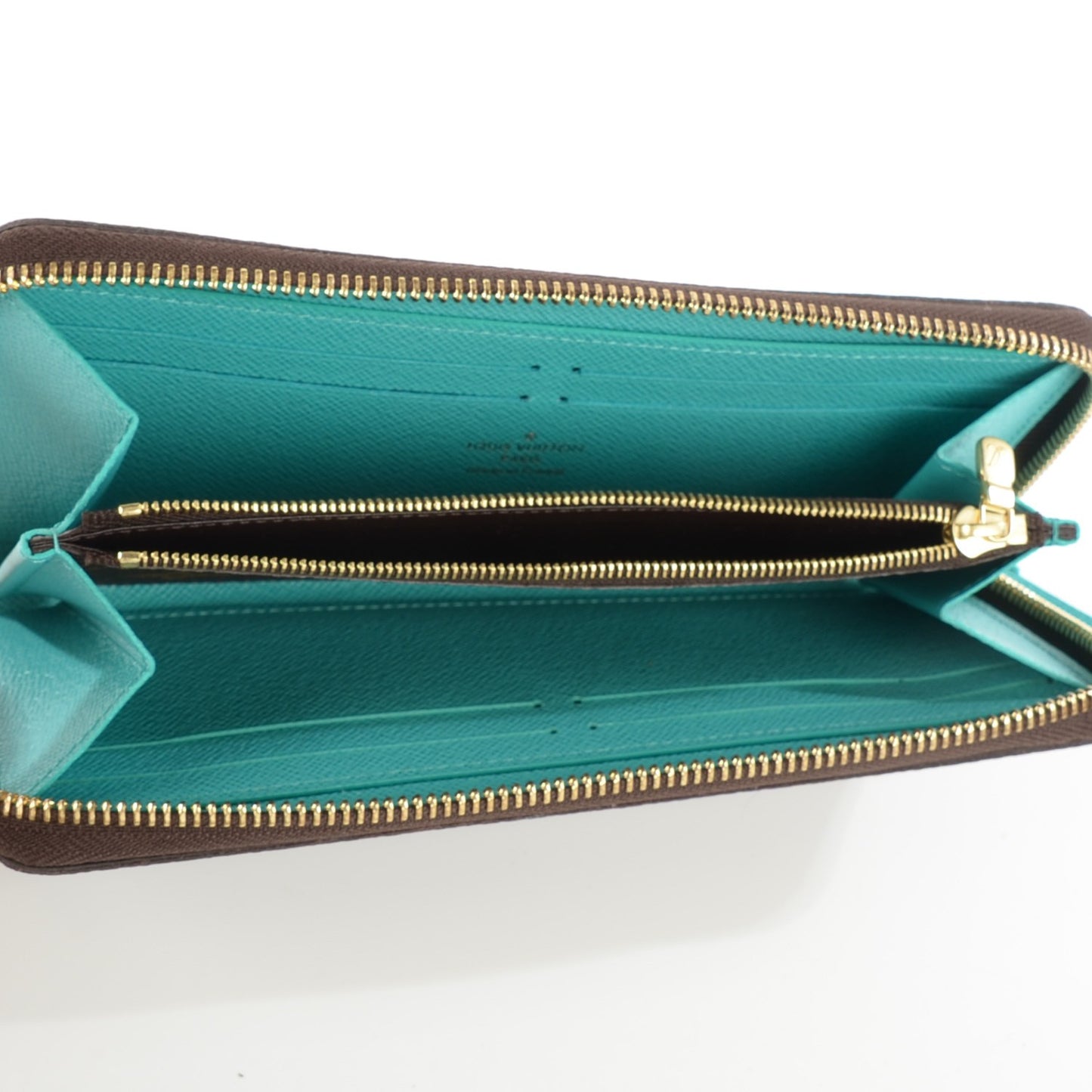 Monogram Clemence Wallet Turquoise