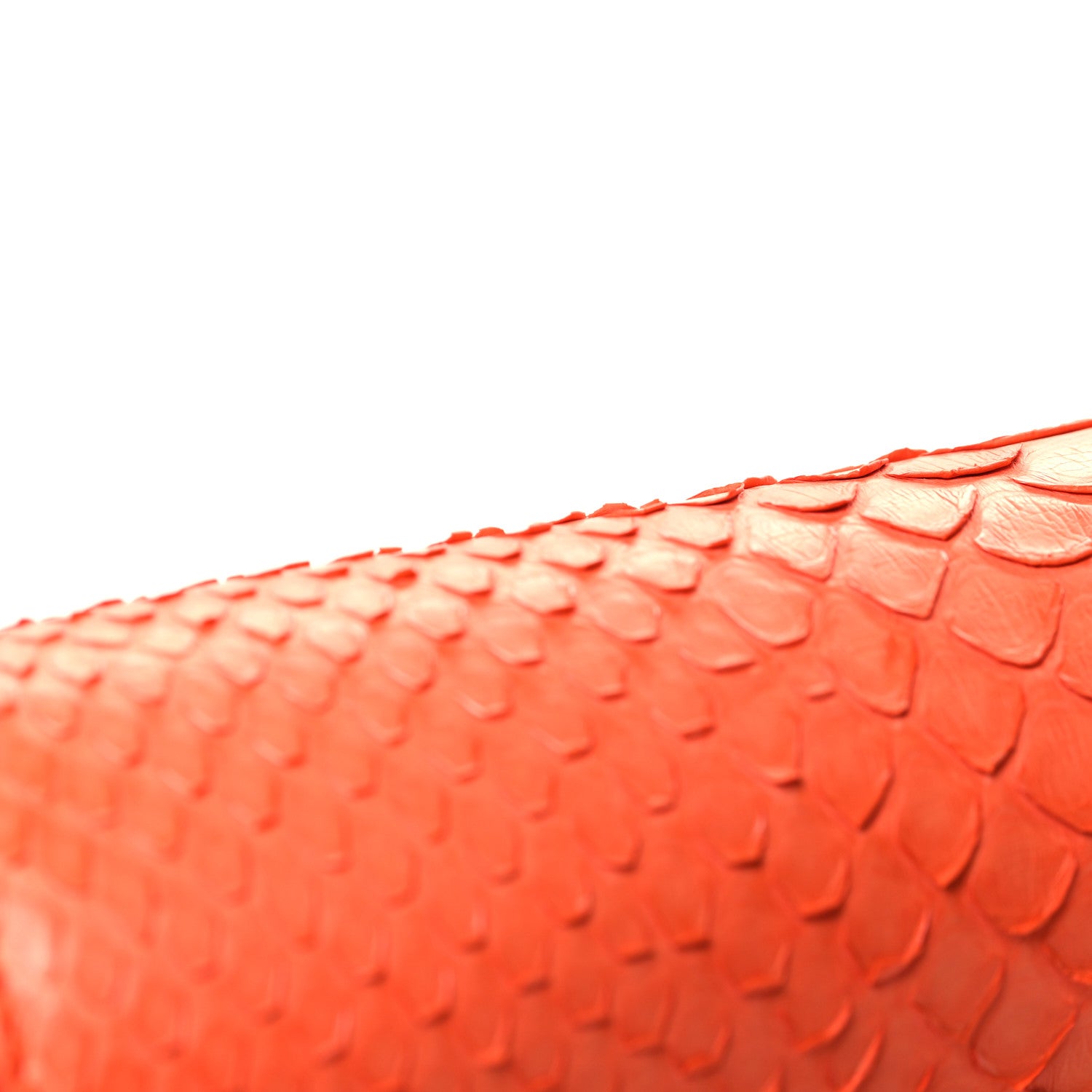 Celine Snakeskin Classic Box Flap Orange 10 of 10