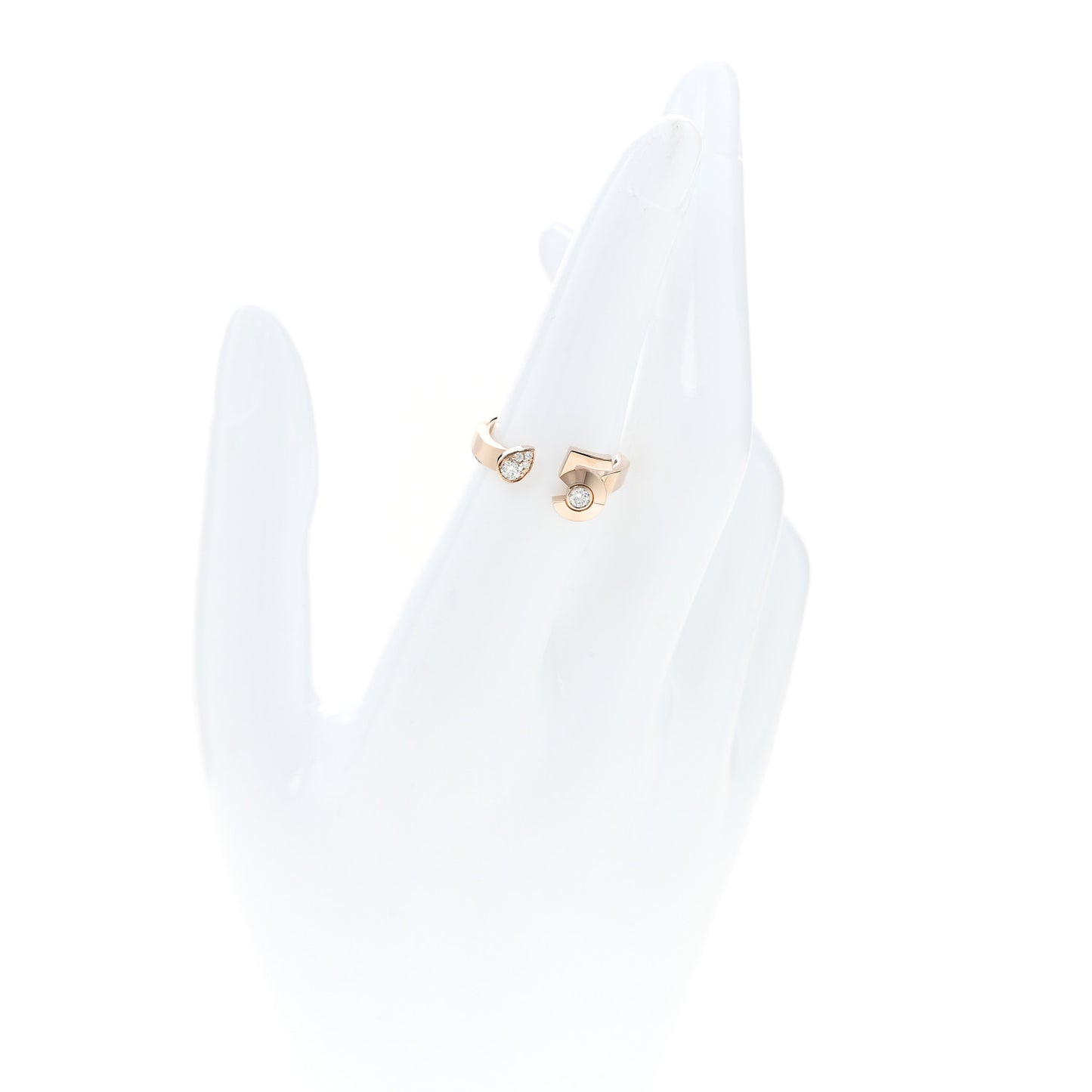 18K Beige Gold Diamond Extrait de No 5 Ring 52 6