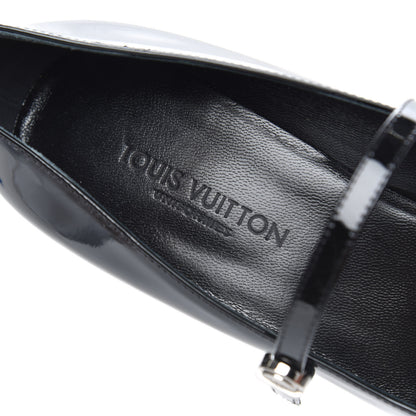 Louis Vuitton Patent Uniformes Silhouette Pumps 37.5 Black 6 of 8