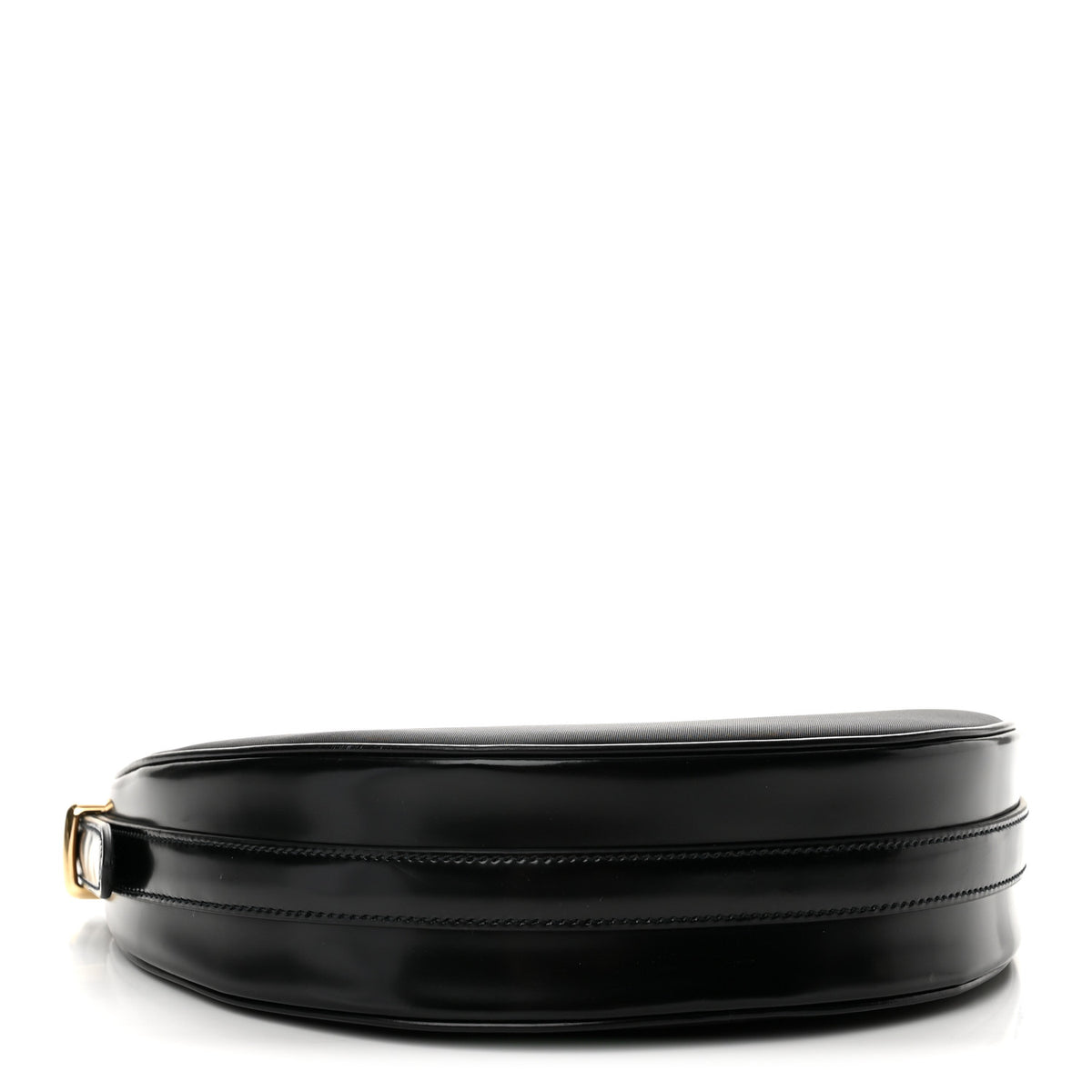 Re-Nylon Spazzolato Arque Shoulder Bag Black