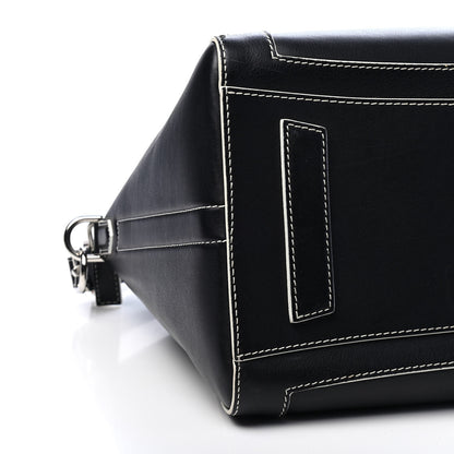 Givenchy Calfskin Contrast Stitched Medium Antigona Black 8 of 10