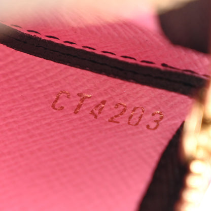 Louis Vuitton Monogram 2023 Christmas Animation Alpine Key Pouch Pink 7 of 9