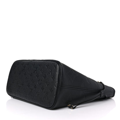 Louis Vuitton Empreinte Monogram Giant Neverfull MM Black 9 of 10