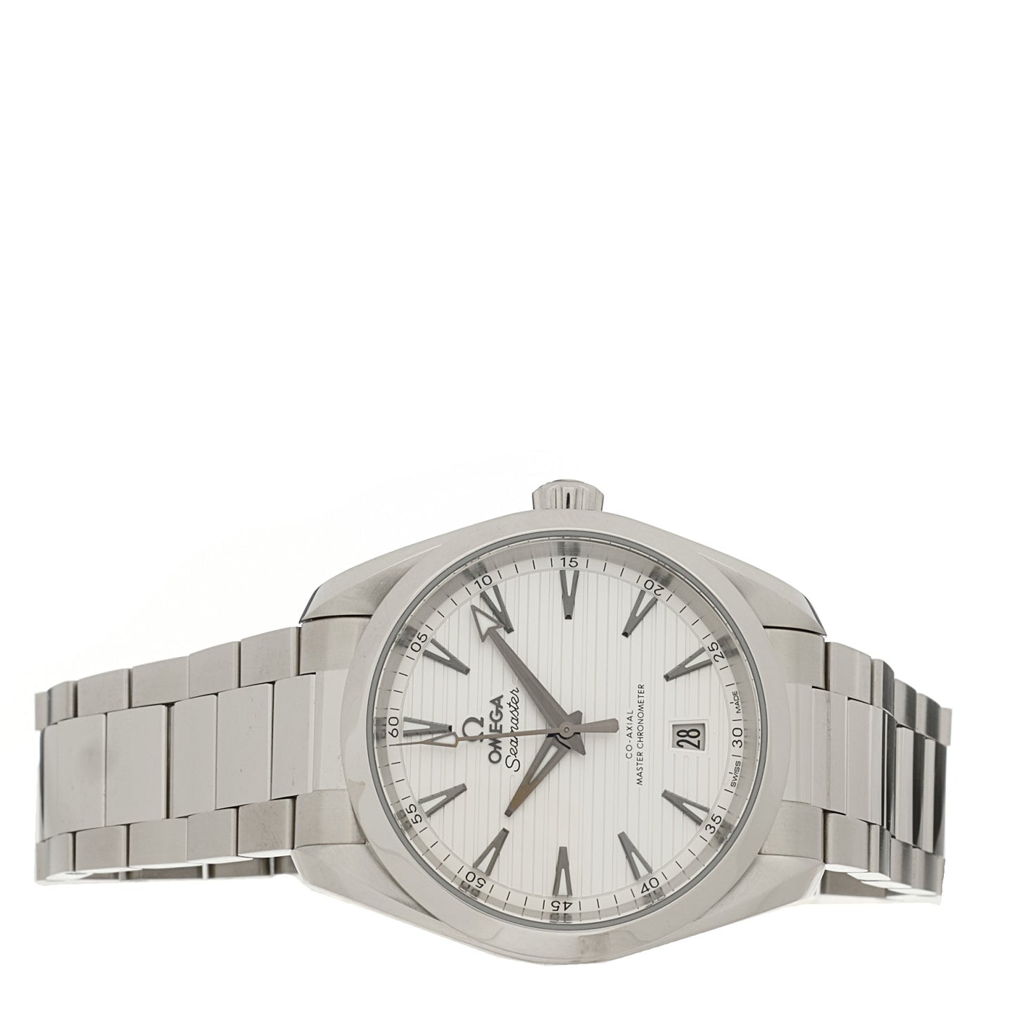 Stainless Steel 38mm Seamaster Aqua Terra 150M Co-Axial Automatic Watch Silver 220.10.38.20.02.001