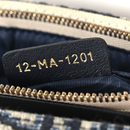 Christian Dior Oblique Saddle Chain Pouch Blue 6 of 9