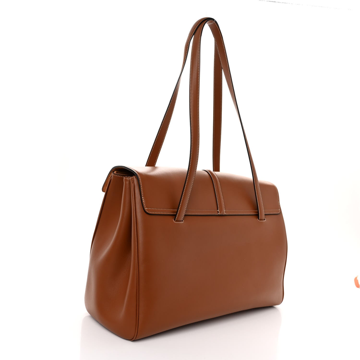 Celine Calfskin Large Soft 16 Bag Tan 3 of 10