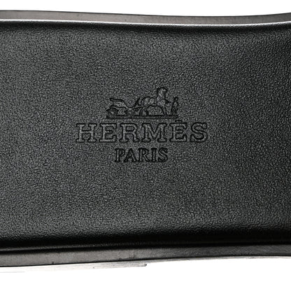 Hermes Calfskin Giulia Sandals 36 Black 6 of 9