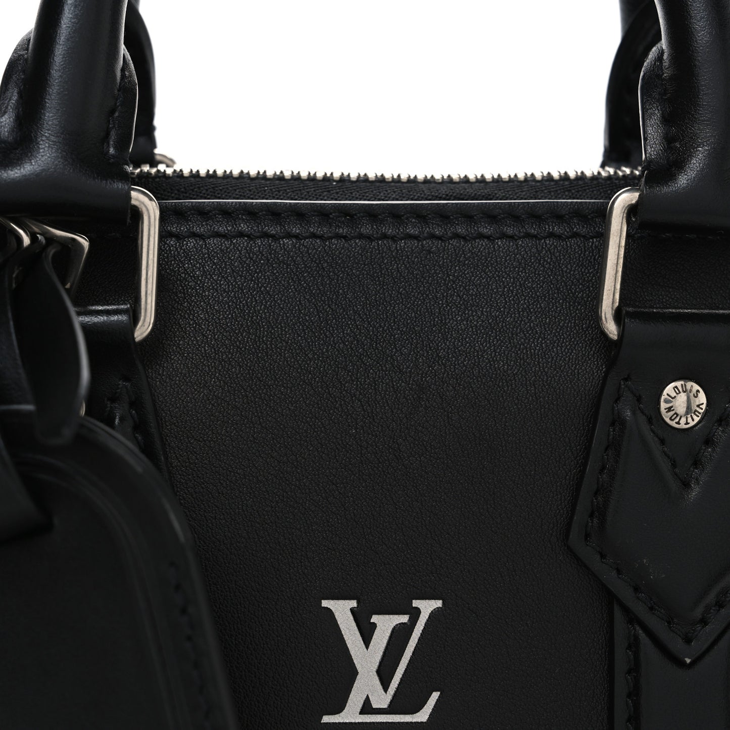 Blason Calfskin Monogram East West Alma Black