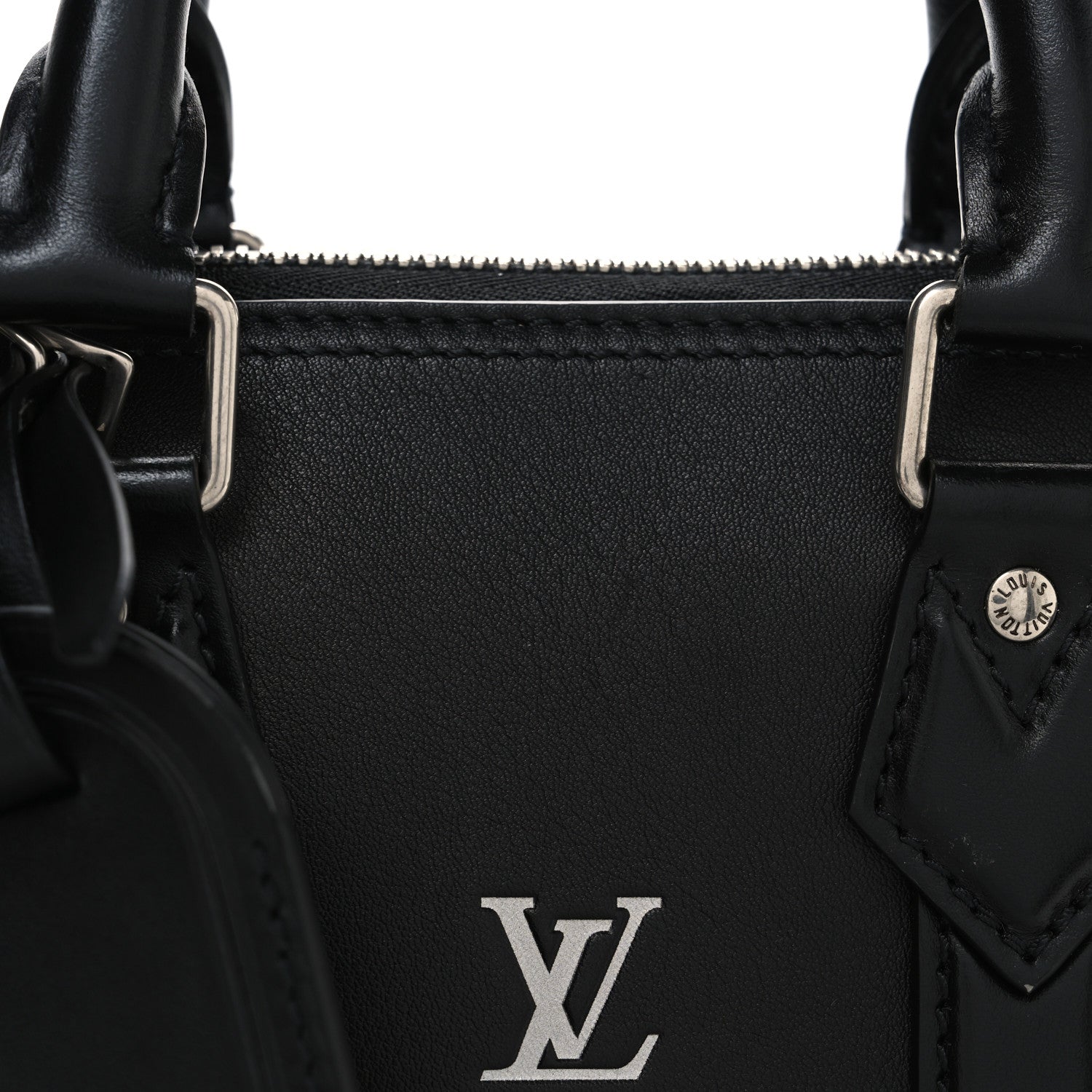 Louis Vuitton Blason Calfskin Monogram East West Alma Black 7 of 9