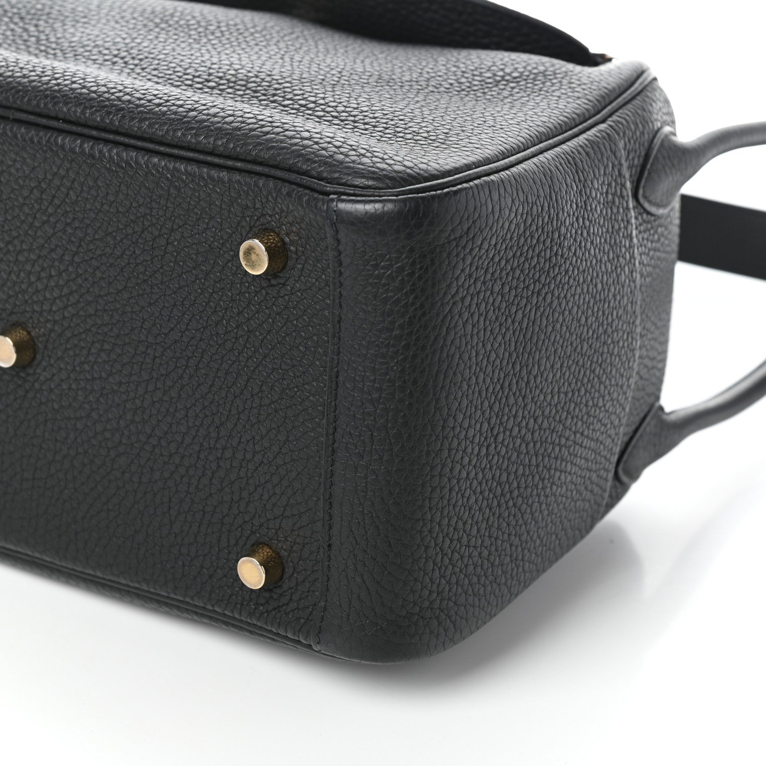 Hermes Taurillon Clemence Lindy 26 Black 9 of 9