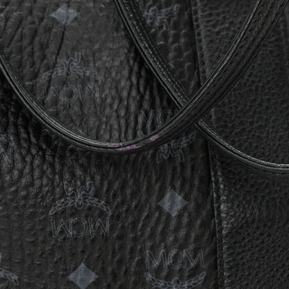 MCM Visetos Large Liz Reversible Shopper Tote Black 20 of 21