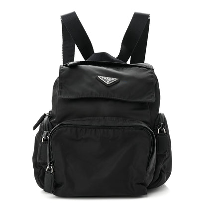 Prada Nylon Vela Mini Backpack Black 1 of 10