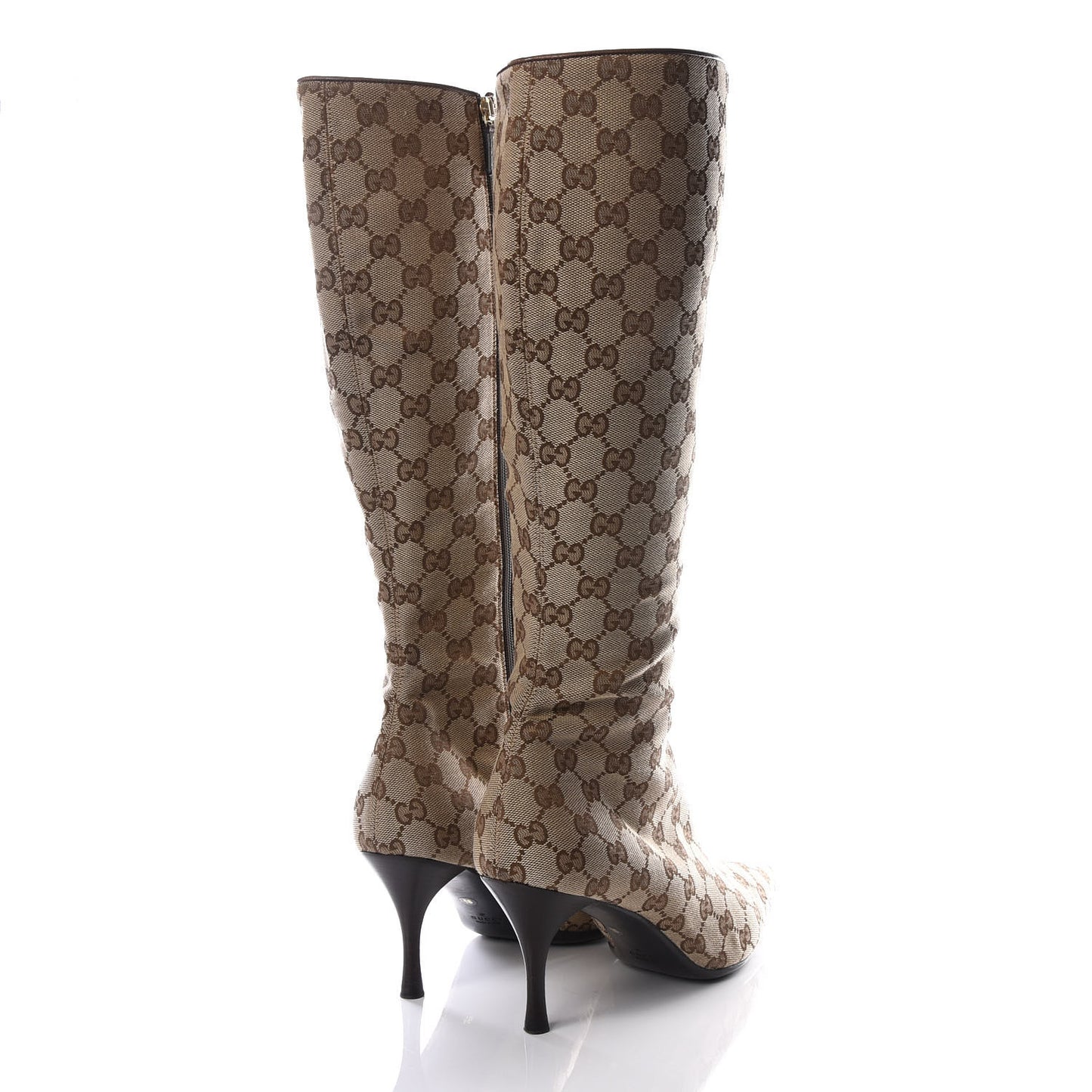 Monogram Tall Boots 9.5 Brown