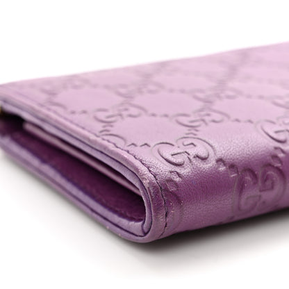 Gucci Guccissima Donna Long Wallet Purple 8 of 8