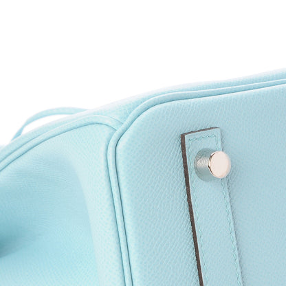 Hermes Epsom Birkin 30 Bleu Atoll 32 of 33