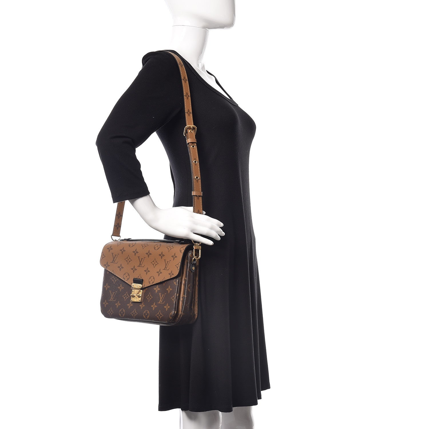 Louis Vuitton Reverse Monogram Pochette Metis 2 of 10