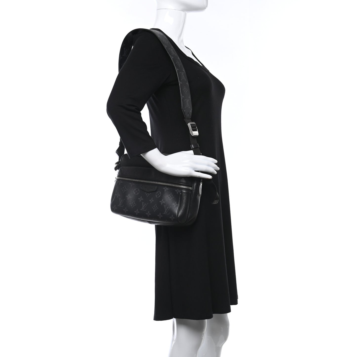 Taiga Monogram Outdoor Bumbag Black