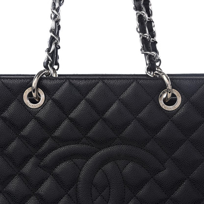 Chanel Caviar Quilted Grand Shopping Tote GST Black 8 of 8
