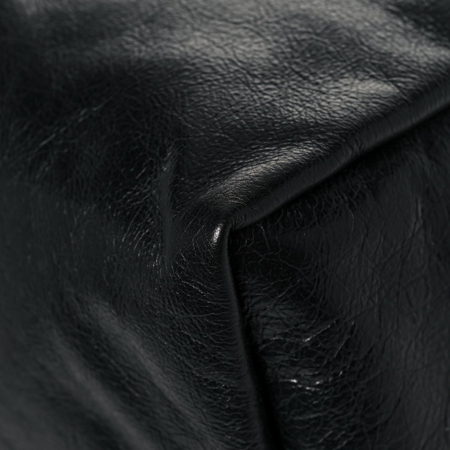 Fluffy Calfskin Morpheus Convertible Backpack Black