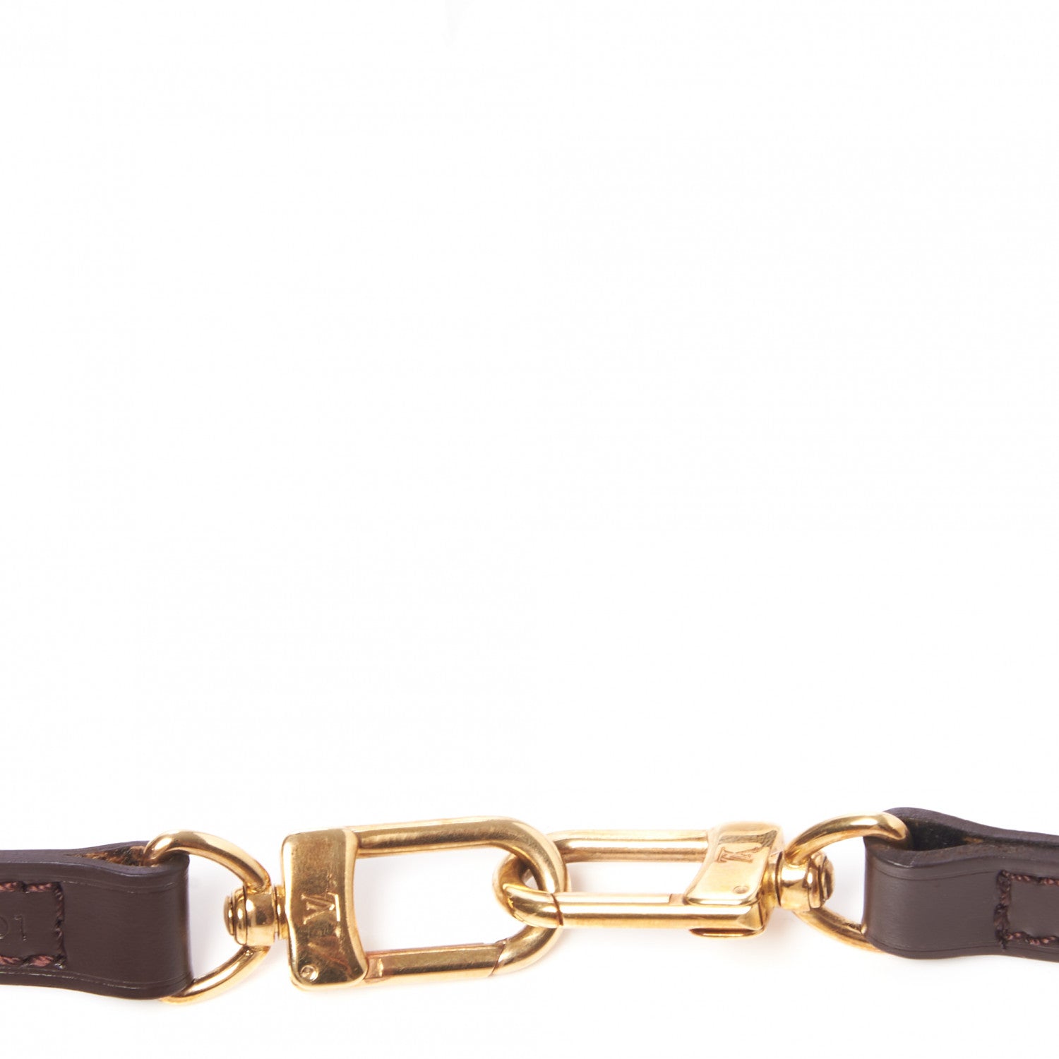 Louis Vuitton Calfskin 12mm Shoulder Strap Brown 4 of 4