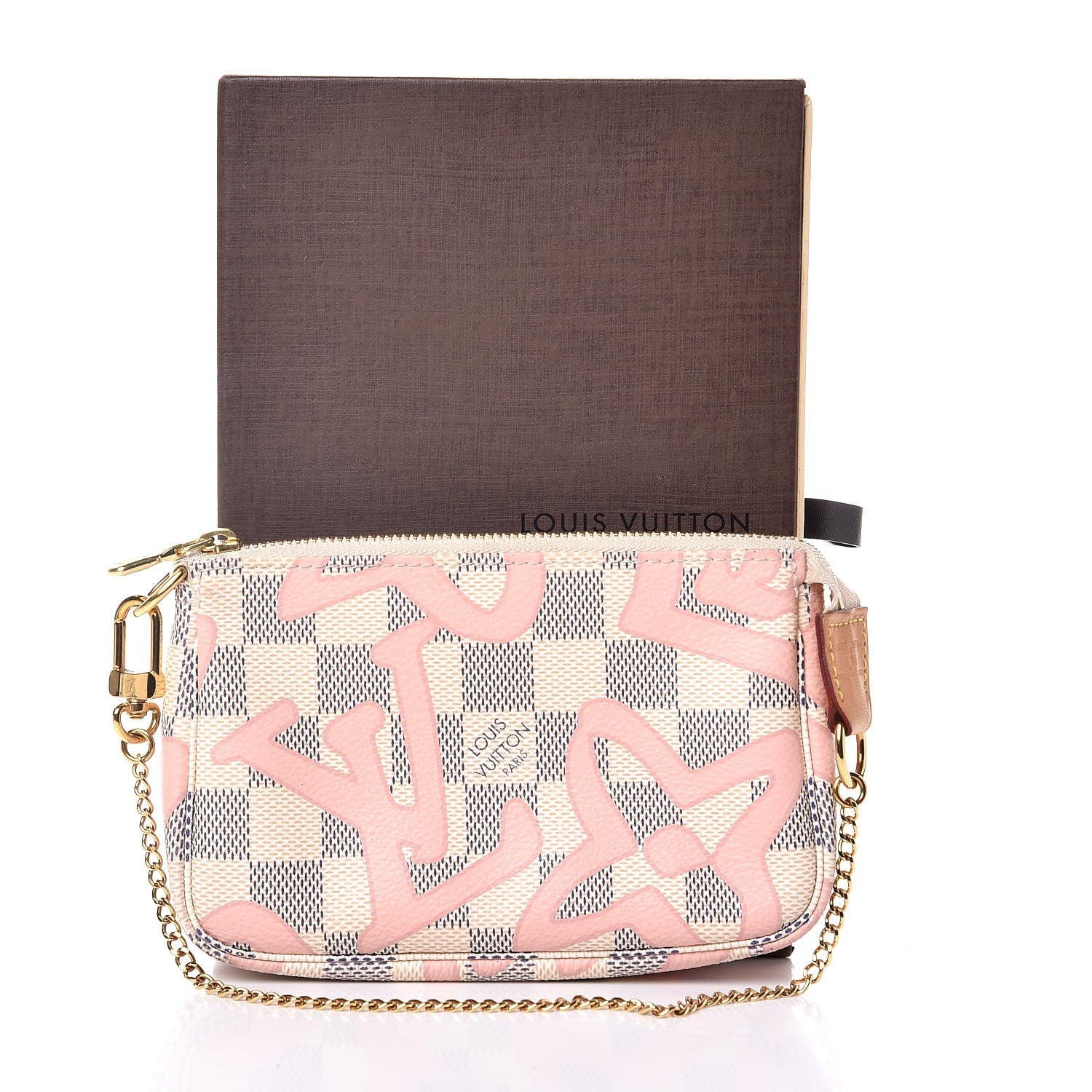 Louis Vuitton Damier Azur Tahitienne Mini Pochette Accessories 10 of 10