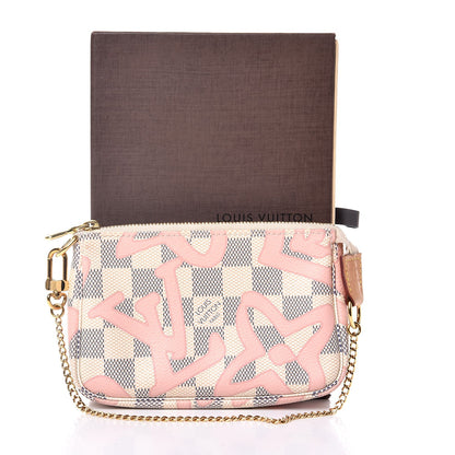 Louis Vuitton Damier Azur Tahitienne Mini Pochette Accessories 10 of 10