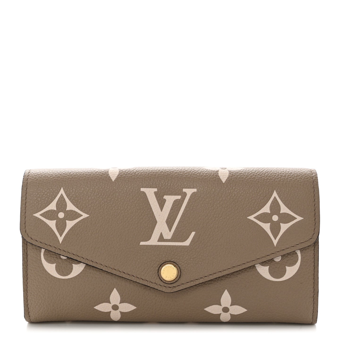 Empreinte Monogram Giant Sarah Wallet Tourterelle Creme