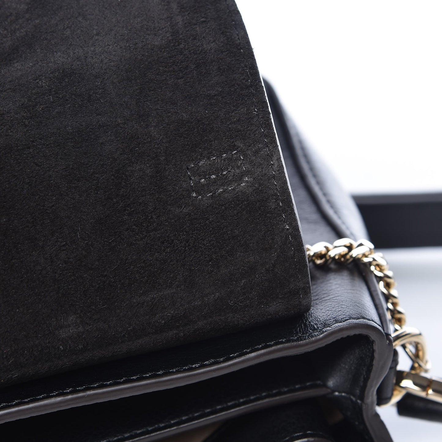 Calfskin Mini Faye Day Shoulder Bag Black