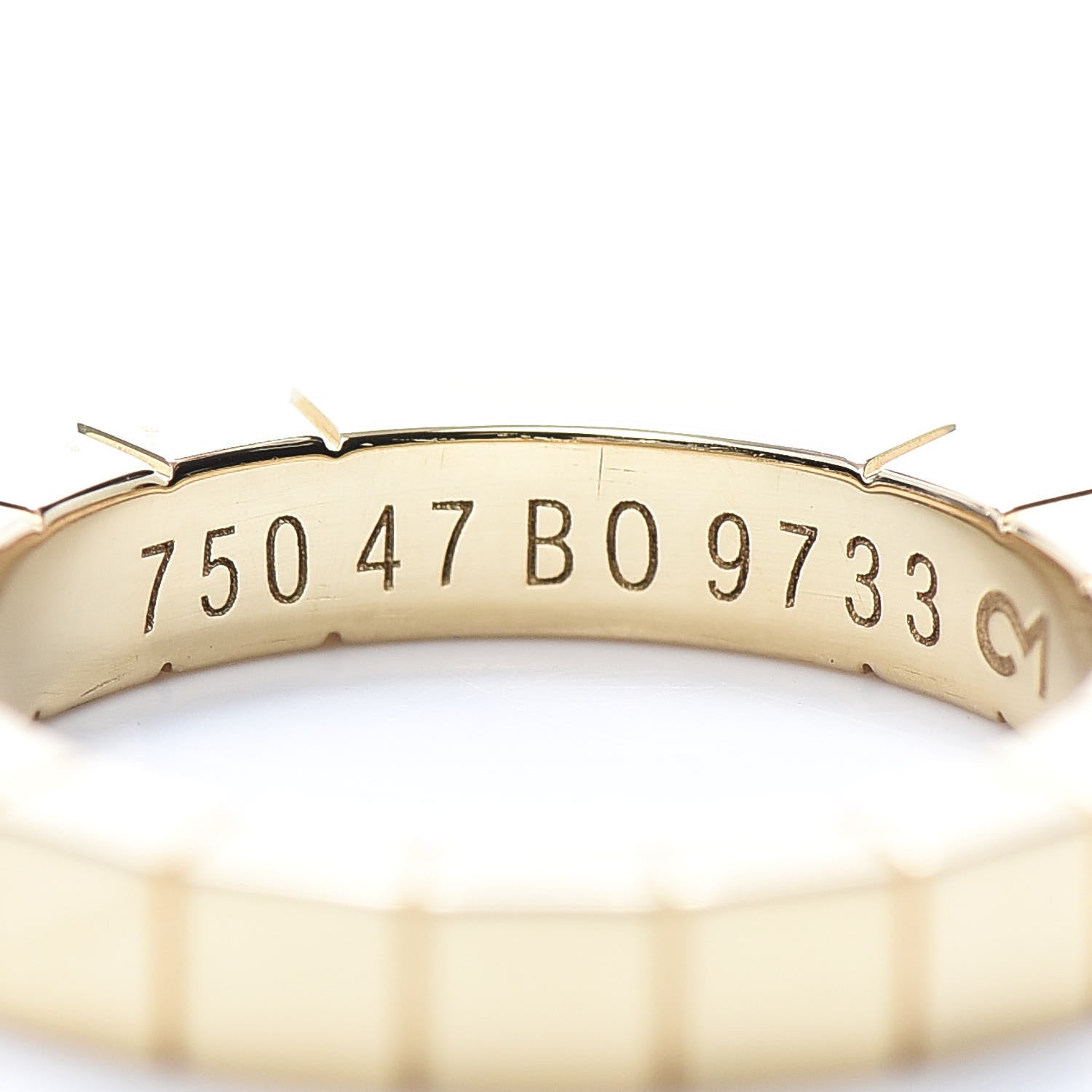 Cartier 18K Yellow Gold Lanieres Ring 47 4 4 of 7