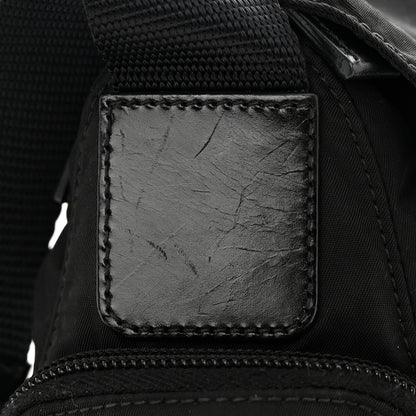Prada Tessuto Nylon Saffiano Small Vela Messenger Black 10 of 13