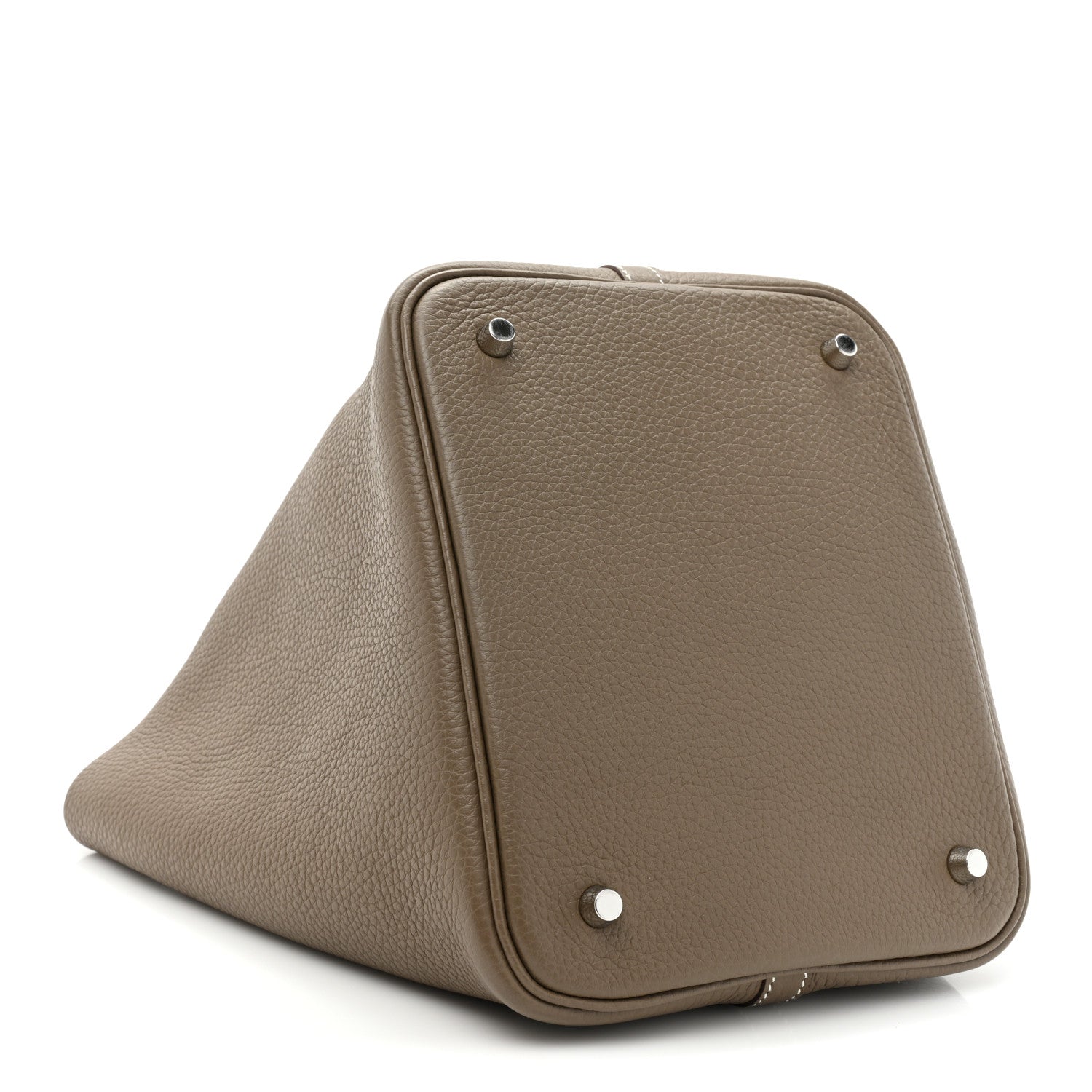 Hermes Taurillon Clemence Picotin Lock 22 MM Etoupe 4 of 11