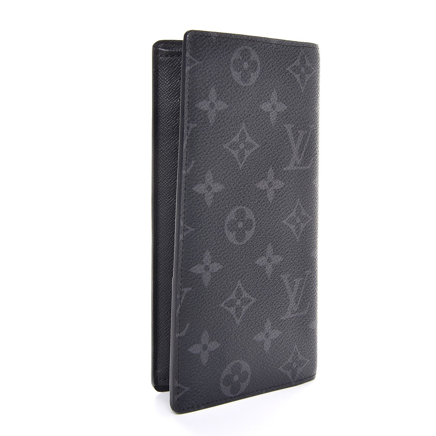 Louis Vuitton Monogram Eclipse Brazza Wallet 3 of 10