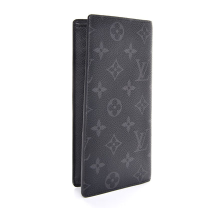 Louis Vuitton Monogram Eclipse Brazza Wallet 3 of 10