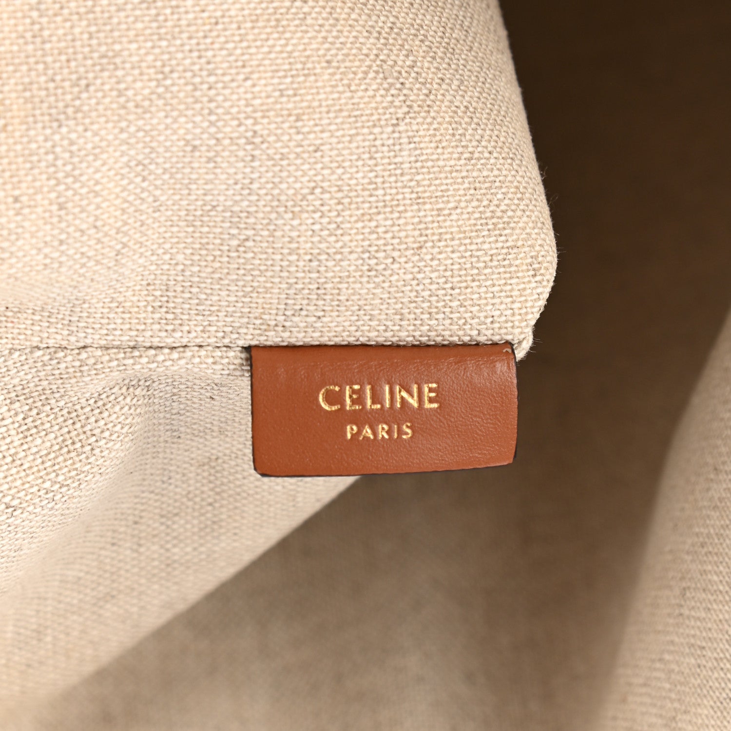 Celine Plein Soleil Textile Calfskin Striped Large Pouch Blue Tan 6 of 7