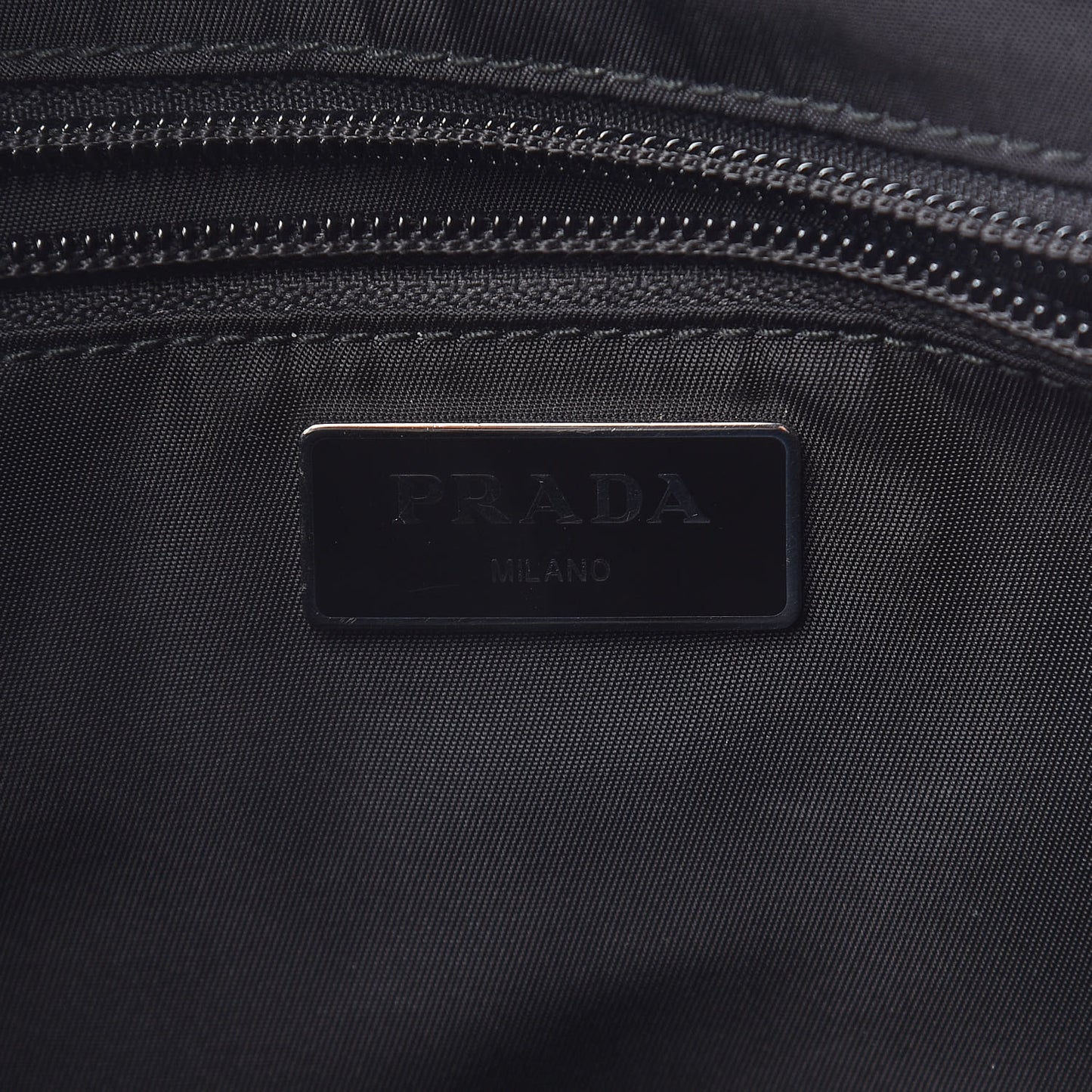 Nylon Montagna Double Buckle Backpack Black