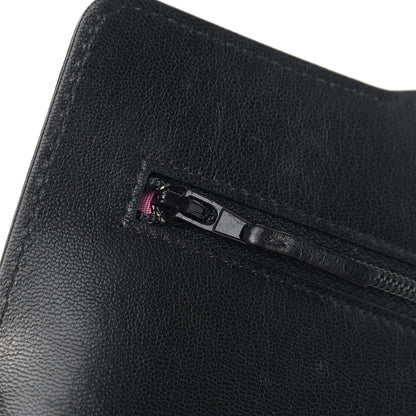 Chanel Goatskin Quilted Timeless CC Wallet On Chain WOC Black 12 of 13