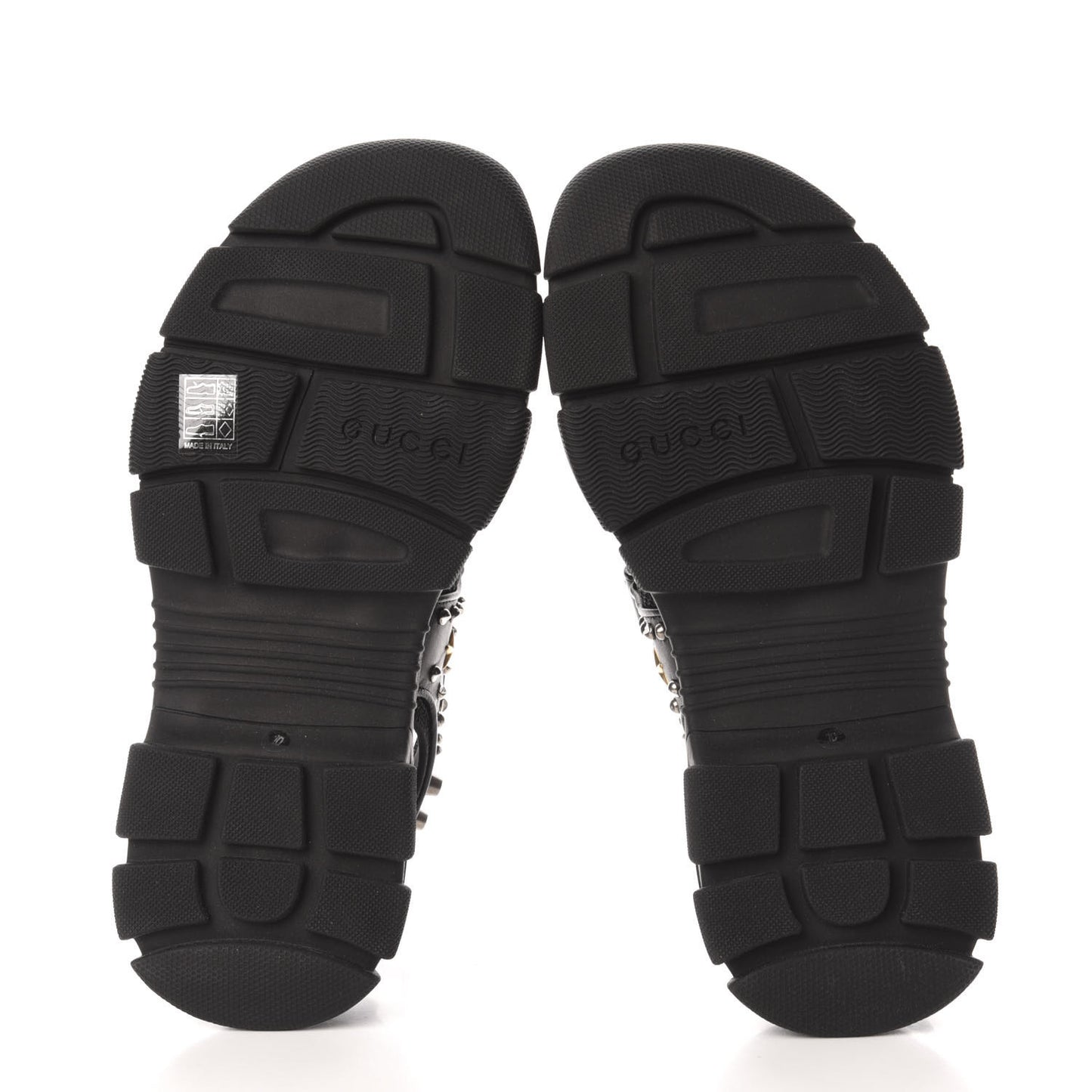 Nappa Mesh Studded Mens Aguru Sandals 10 Black