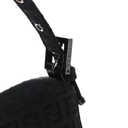 Fendi Zucchino Baguette Black 6 of 7