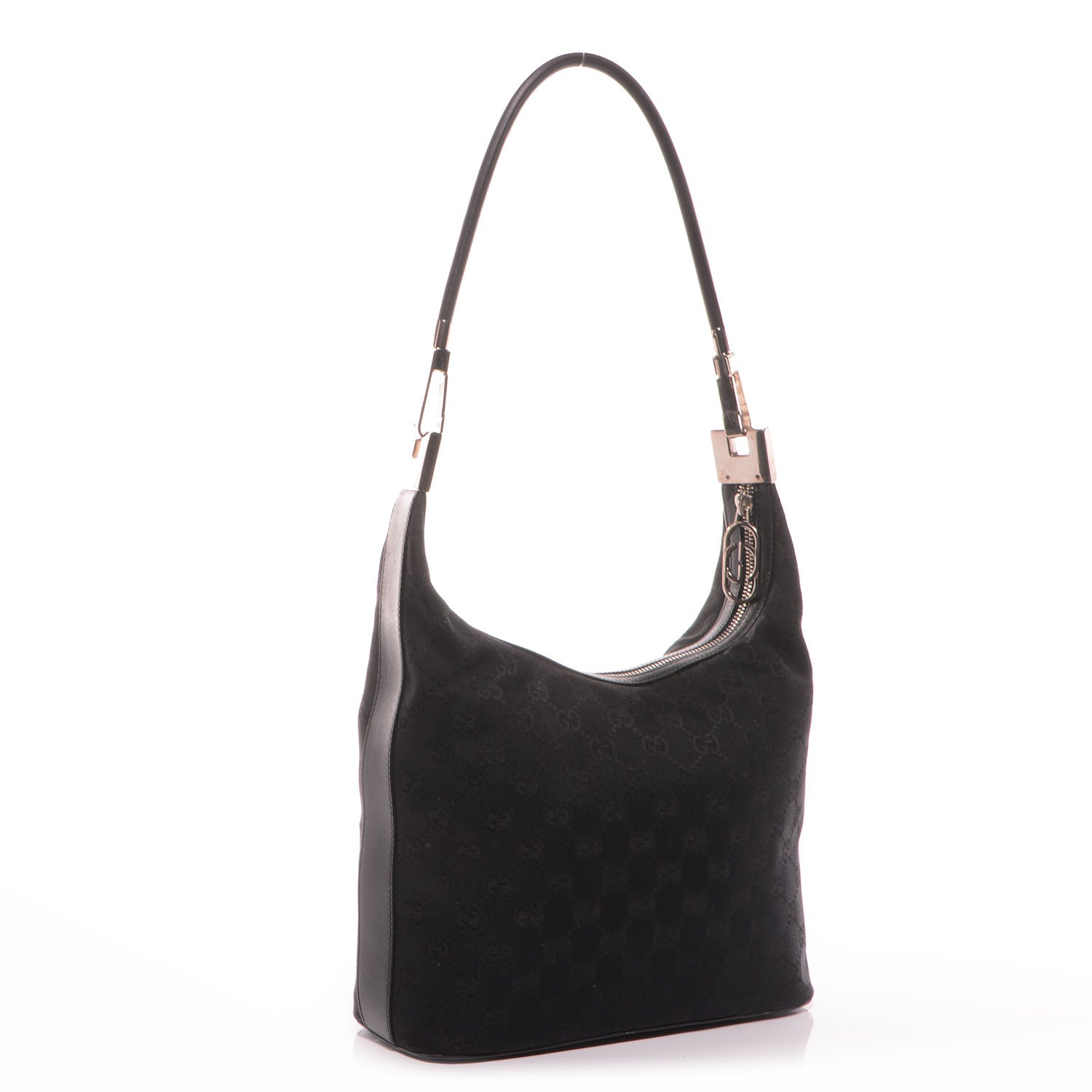Gucci Monogram Small Hobo Black 3 of 7