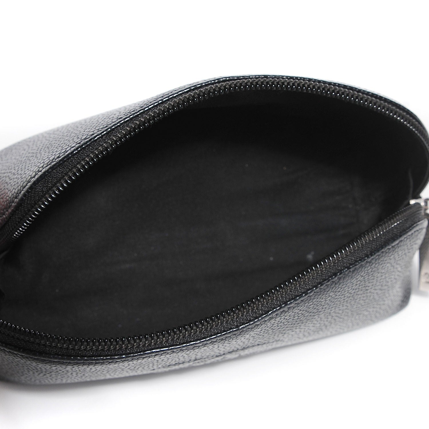 Chanel Caviar CC Cosmetic Pouch Black 5 of 7