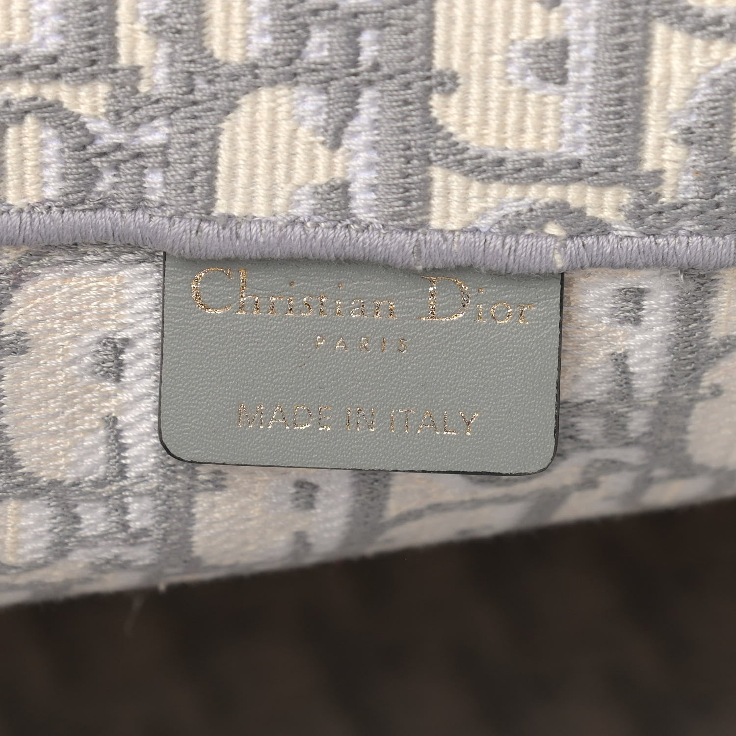 Christian Dior Oblique Large Book Tote Grey 8 of 11