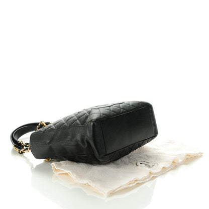 Chanel Caviar Petit Shopping Tote PST Black 15 of 20