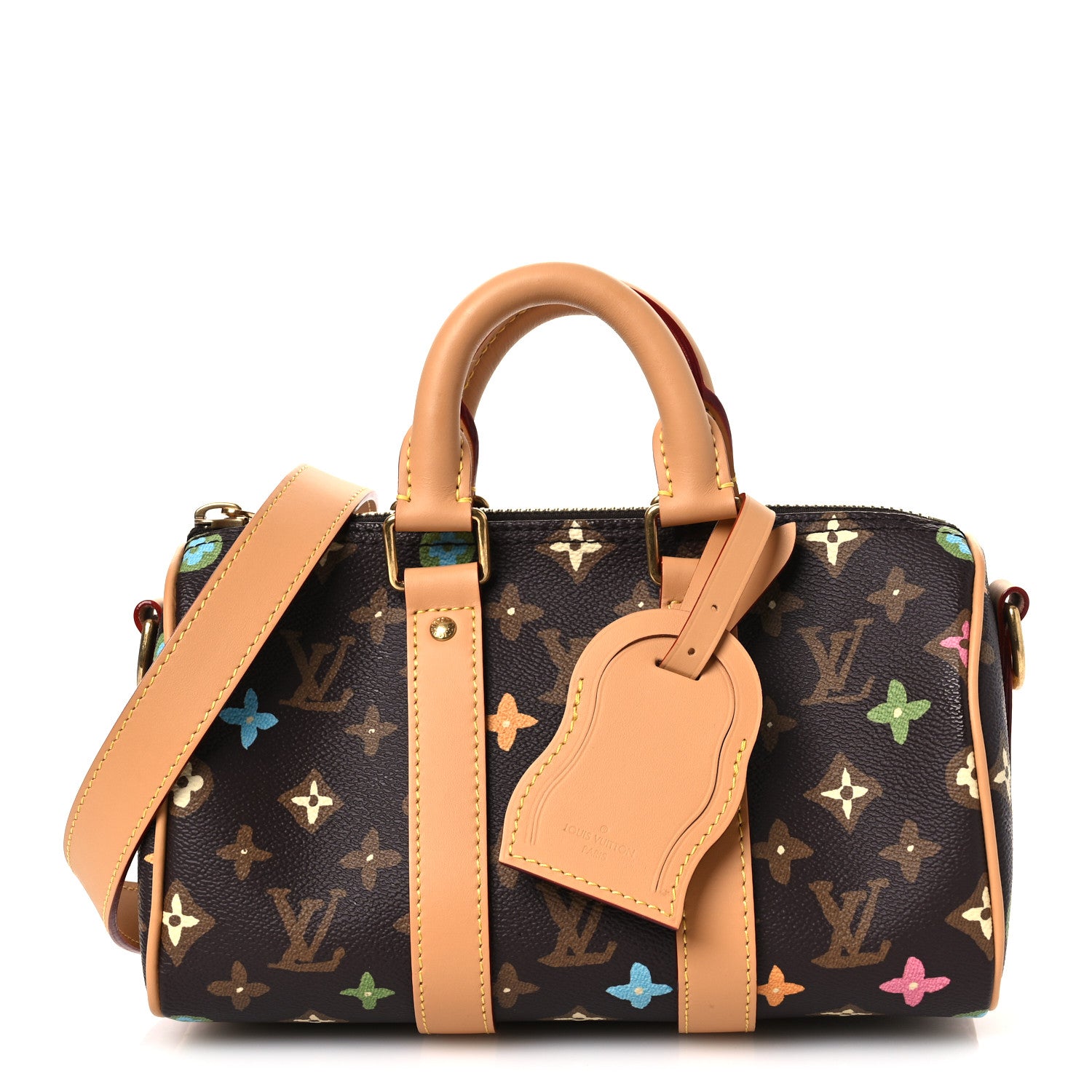 Louis Vuitton Monogram Craggy Keepall Bandouliere 25 Chocolate 1 of 9