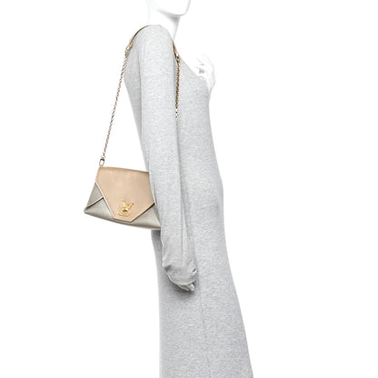 Louis Vuitton Metallic Calfskin Love Note Gold Silver 2 of 10