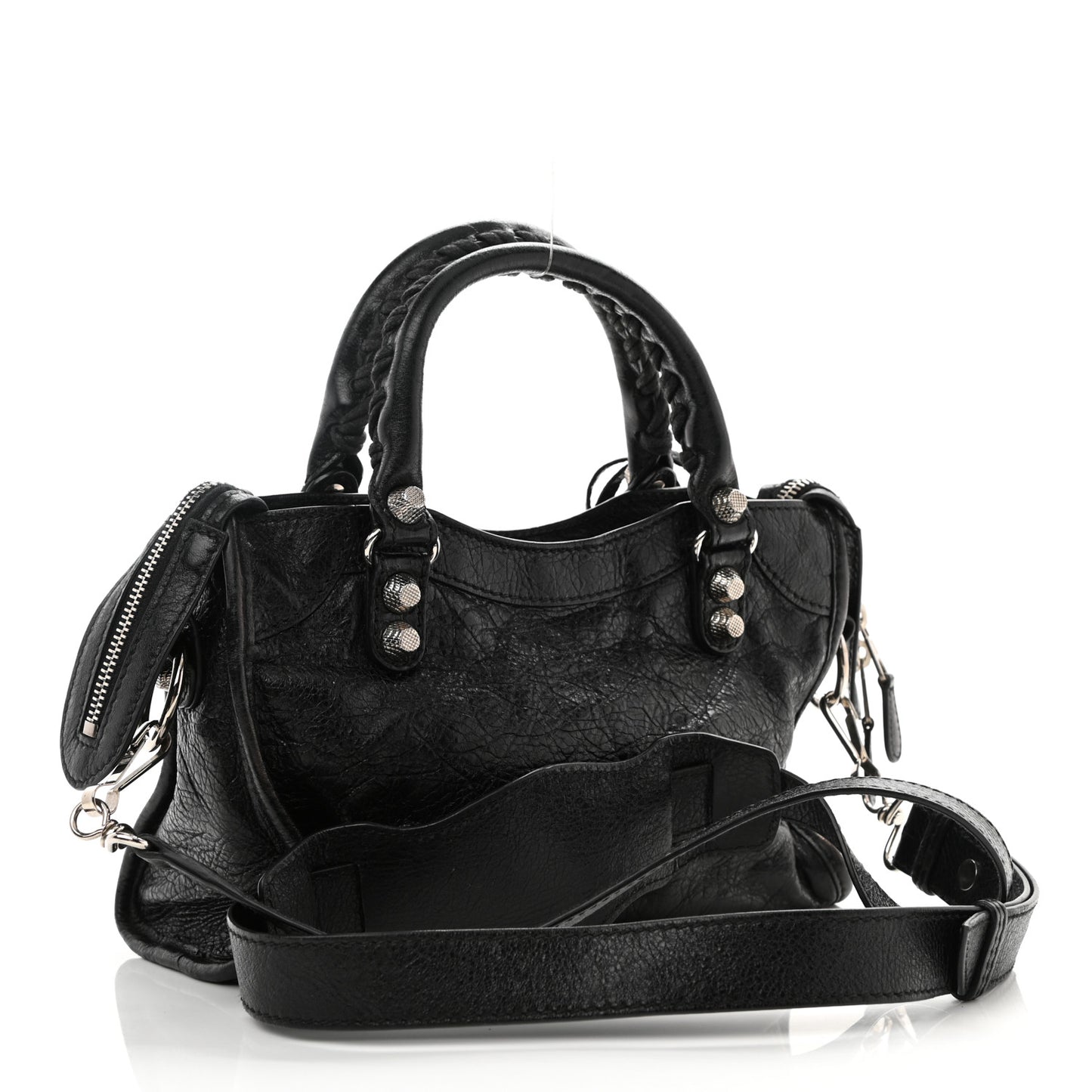 Agneau Giant 12 Silver Hardware Mini City Black
