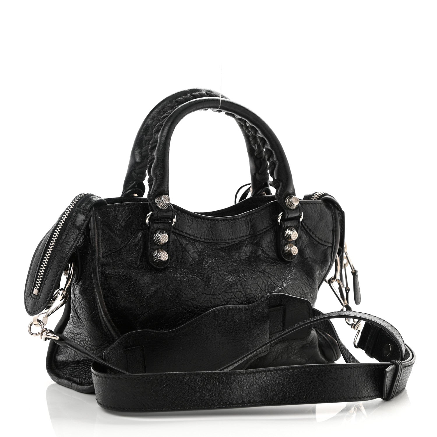 Balenciaga Agneau Giant 12 Silver Hardware Mini City Black 4 of 9