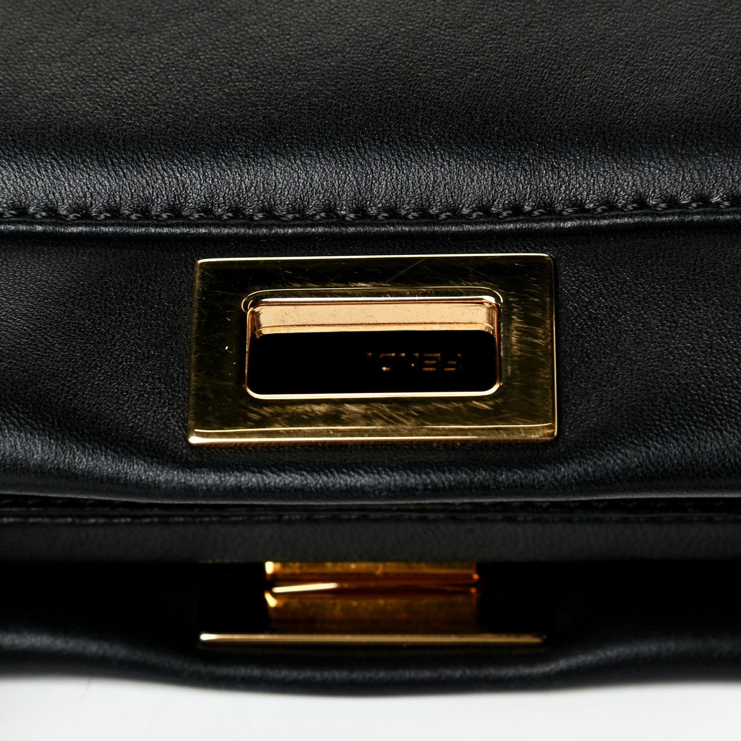 Nappa Mini Peekaboo Iconic Satchel Black
