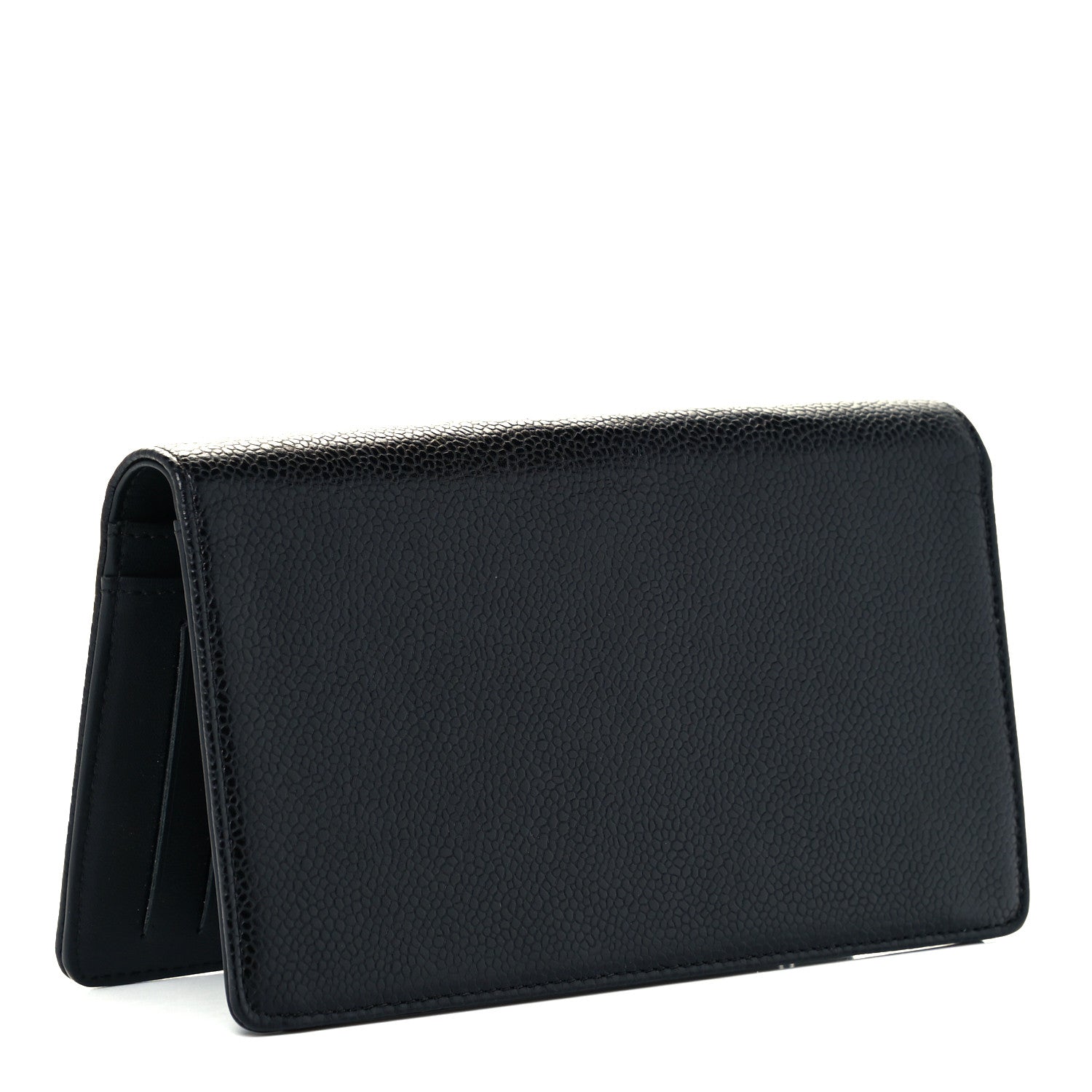Chanel Caviar Timeless CC Yen Wallet Black 3 of 11